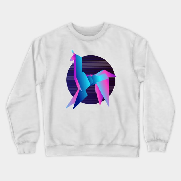 Unicorn / Blade Runner Crewneck Sweatshirt by kyousaurus